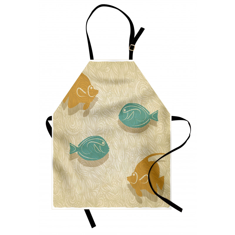 Aquarium Ocean Waves Apron