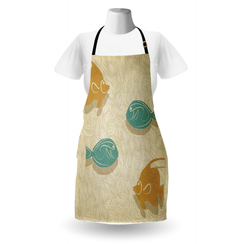 Aquarium Ocean Waves Apron