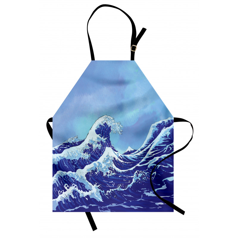 Big Tsunami Ocean Nature Apron