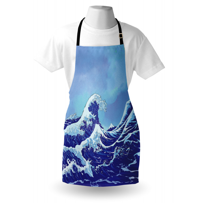 Big Tsunami Ocean Nature Apron