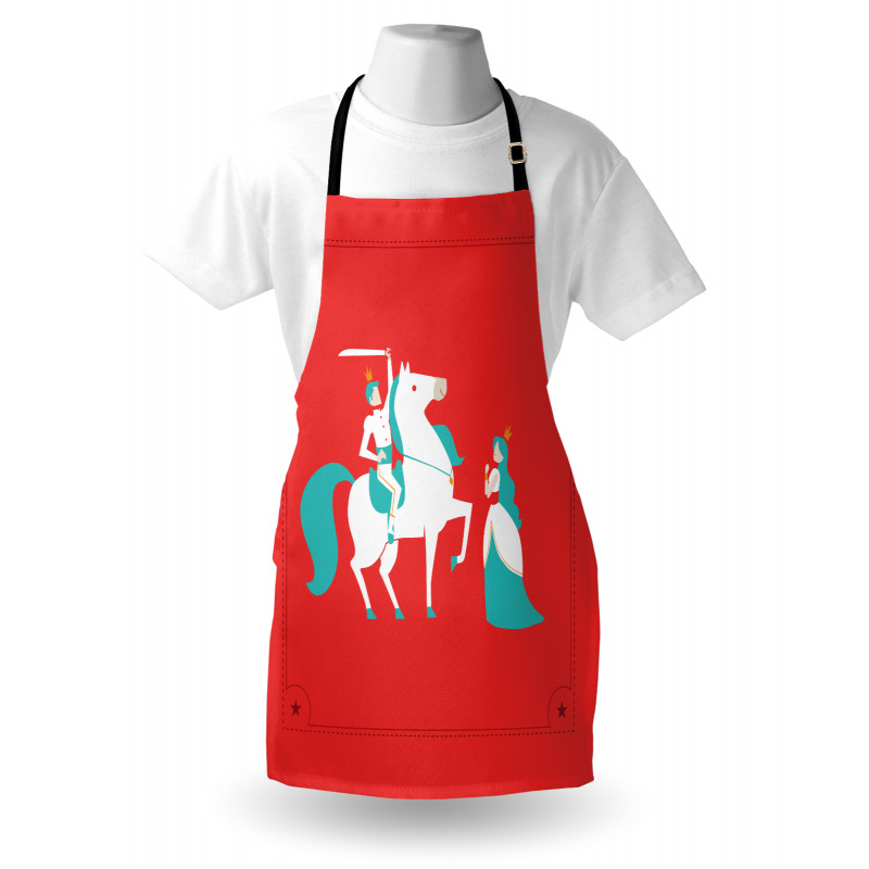 Princess Prince on Horse Apron