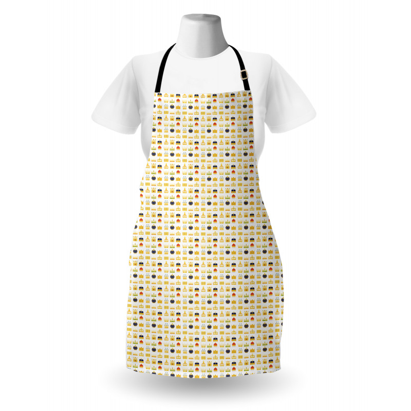 Royal King and Queen Crowns Apron