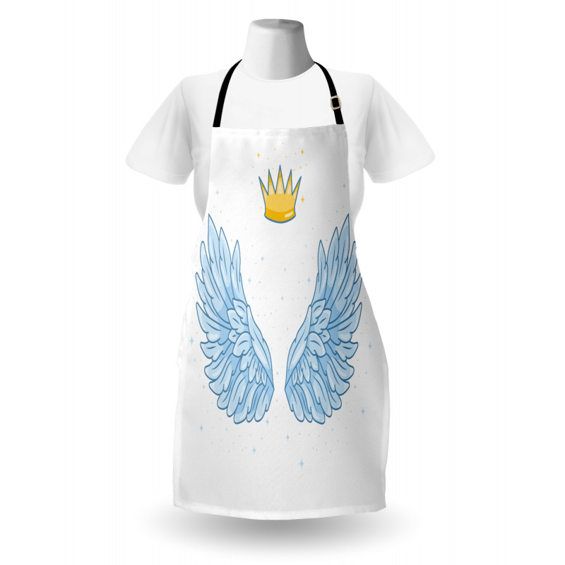 Angel Wings and Crown Above Apron