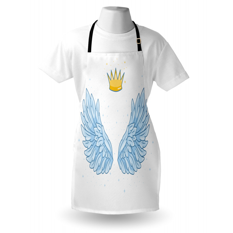 Angel Wings and Crown Above Apron