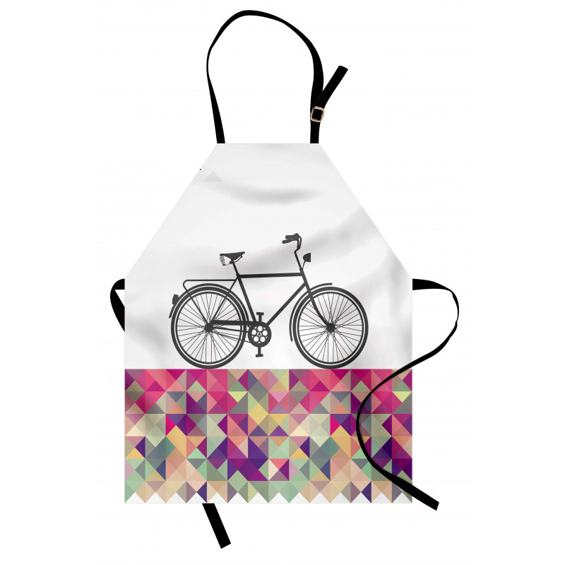 Bike over Color Mosaic Apron