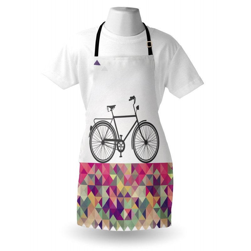 Bike over Color Mosaic Apron