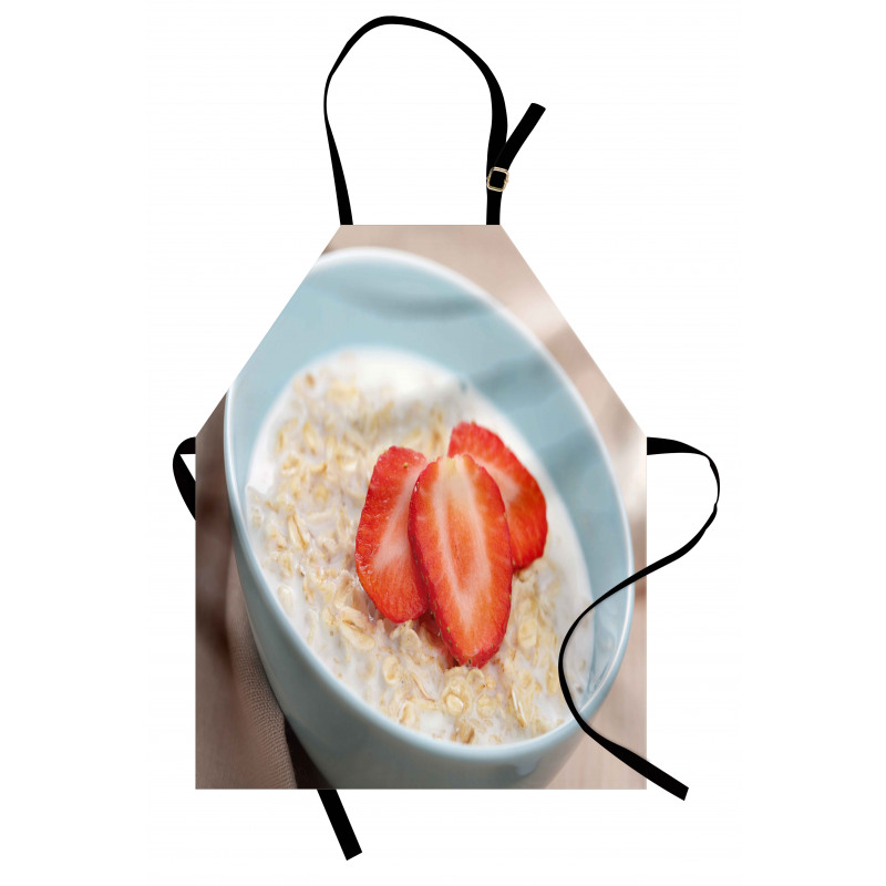 Fresh Strawberries Cereal Apron