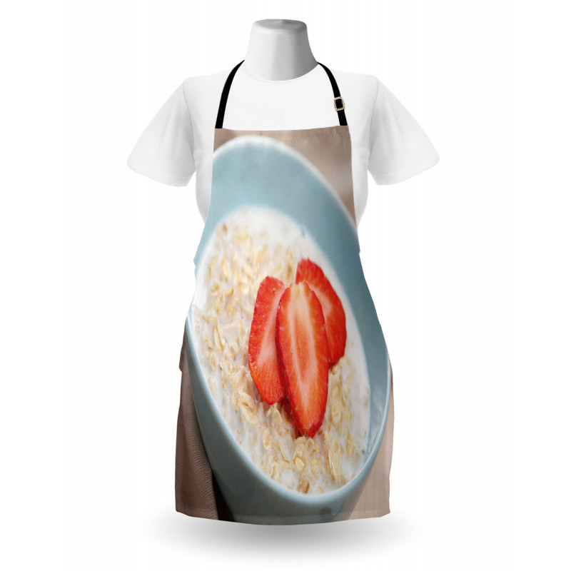 Fresh Strawberries Cereal Apron