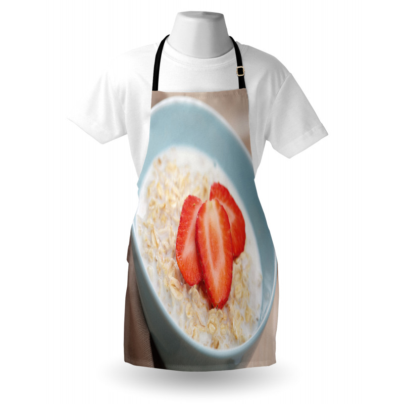 Fresh Strawberries Cereal Apron