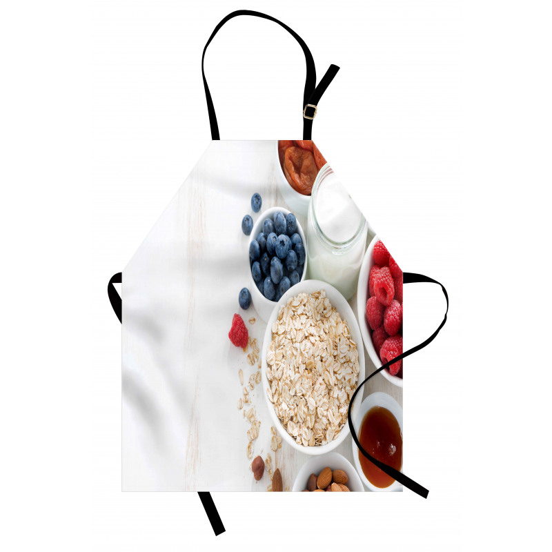 Porridge Milk and Fruits Apron