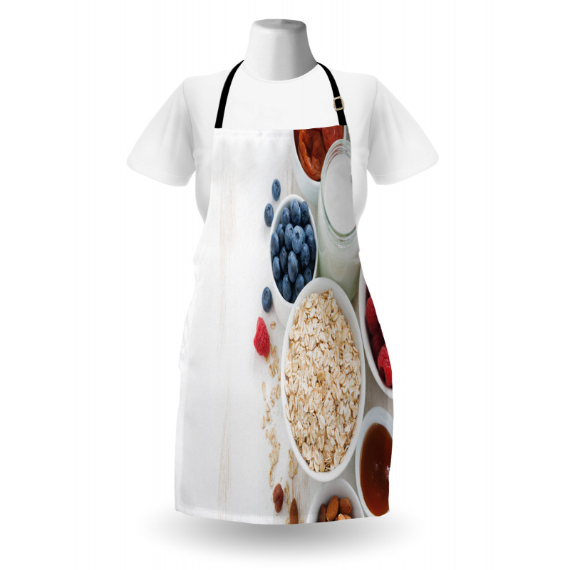 Porridge Milk and Fruits Apron