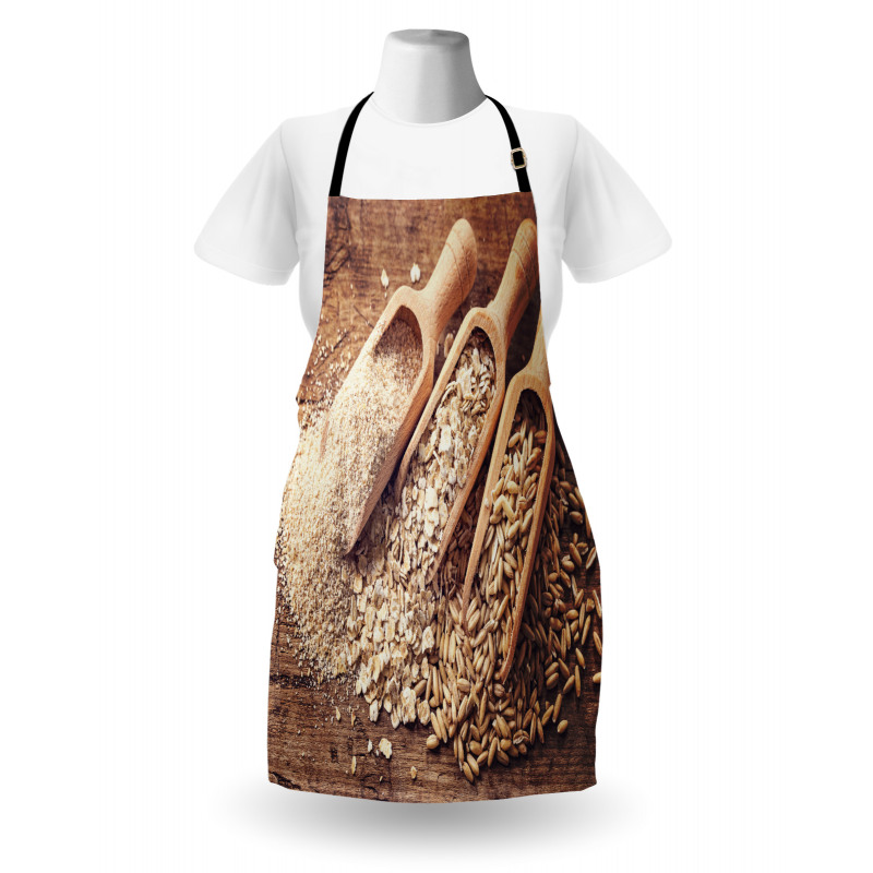 Oat Flakes Seeds and Bran Apron