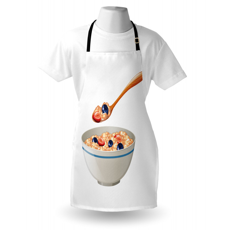 Spoon and Bowl of Porridge Apron