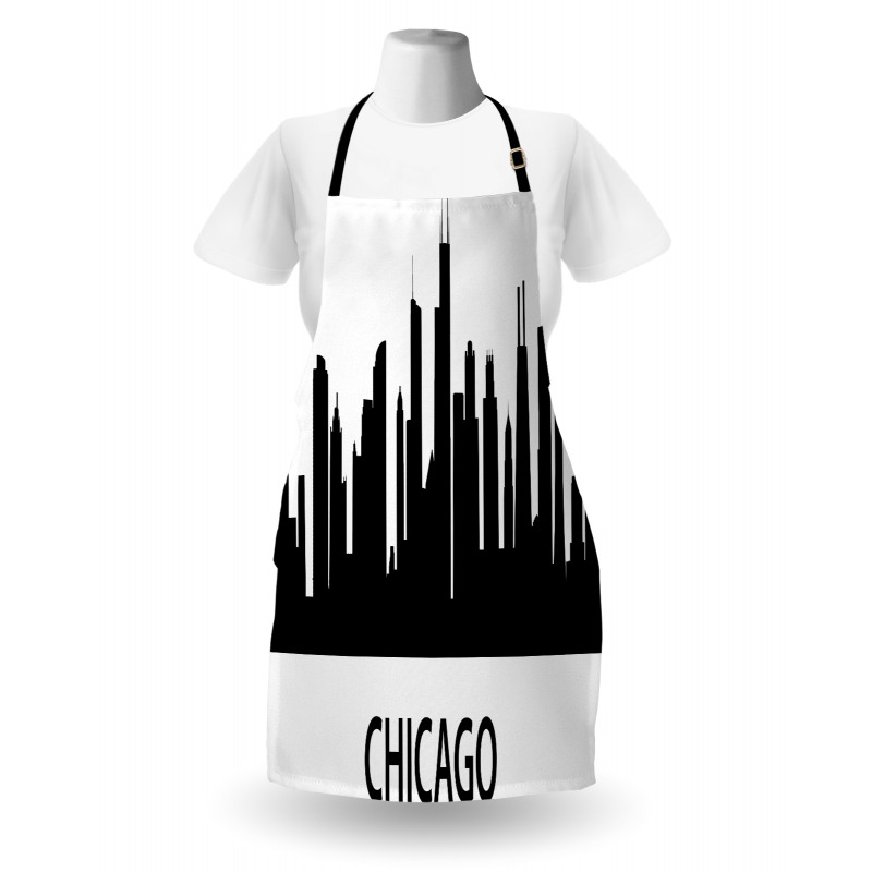 Chicago Line Silhouette Apron