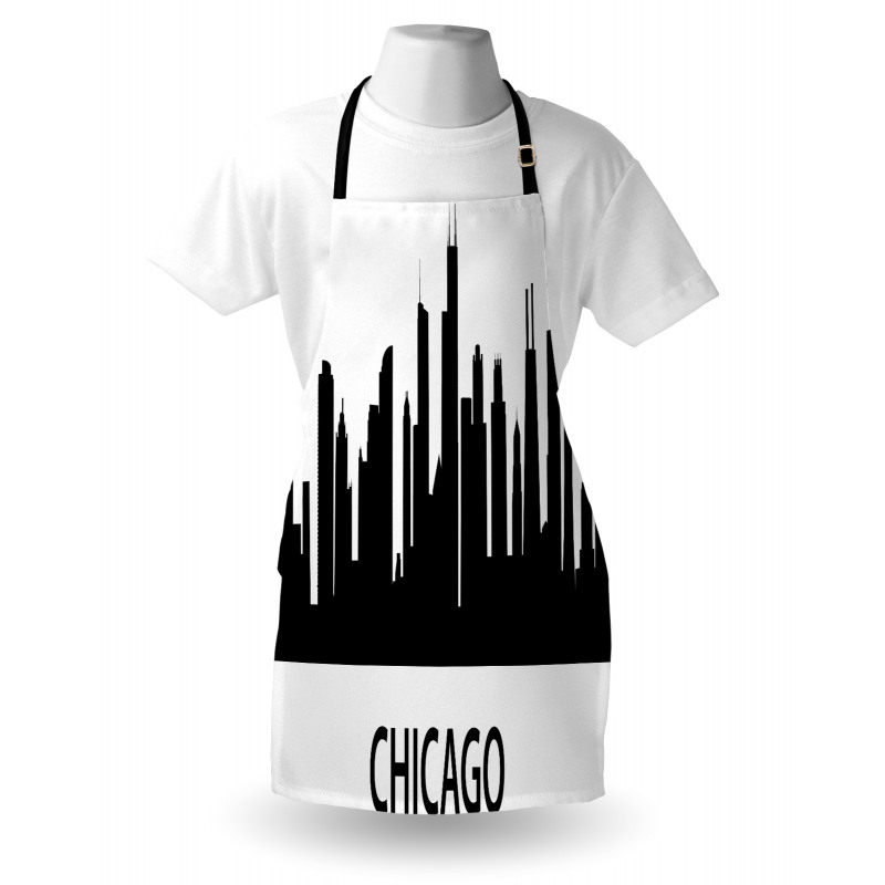 Chicago Line Silhouette Apron