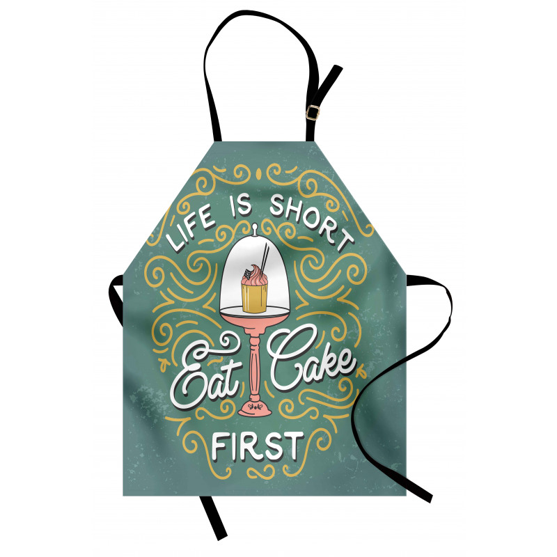 Life is Short Eat Cake First Apron