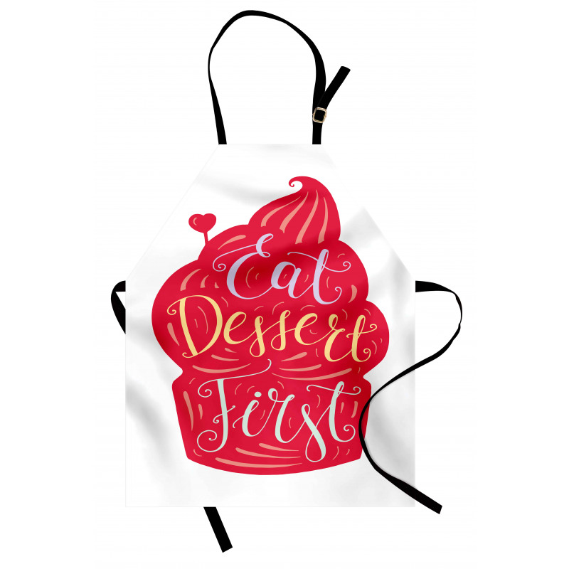 Eat Dessert First Cupcake Apron