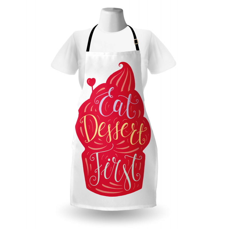 Eat Dessert First Cupcake Apron