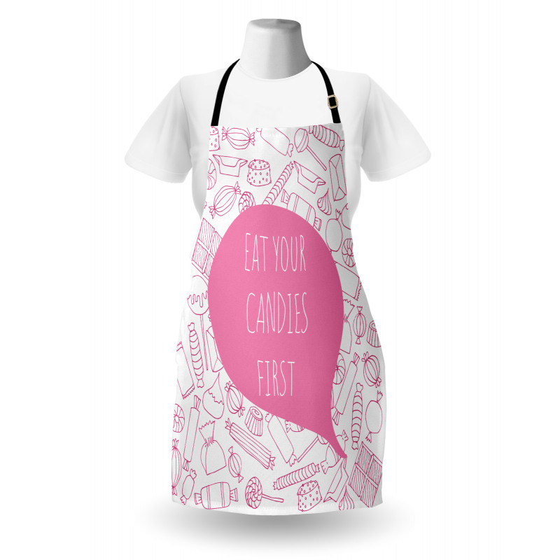 Eat Your Candies First Apron