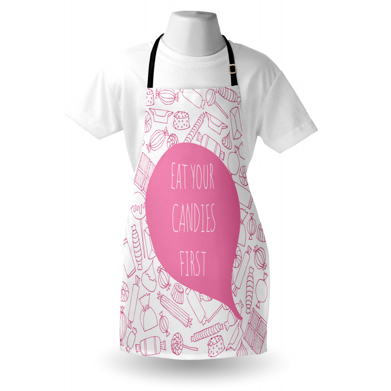 Eat Your Candies First Apron