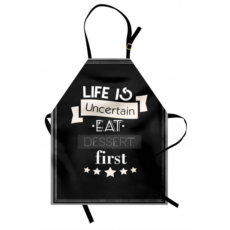 Life is Uncertain Food Themed Apron