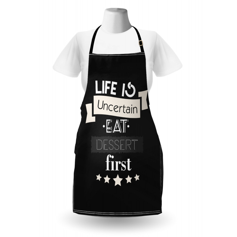 Life is Uncertain Food Themed Apron