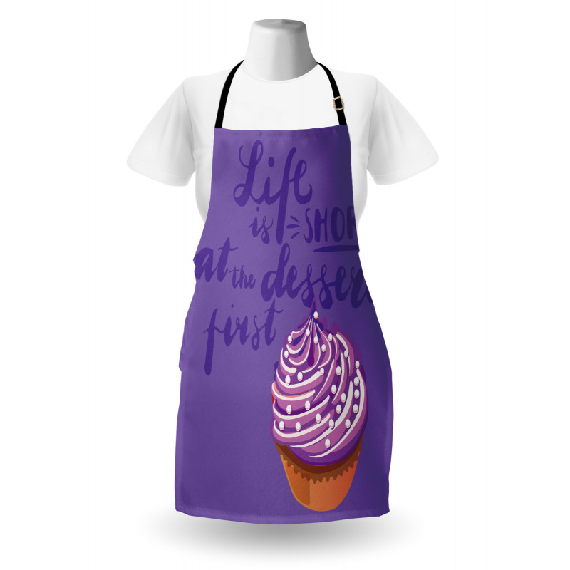 Eat Dessert Vibrant Cupcake Apron