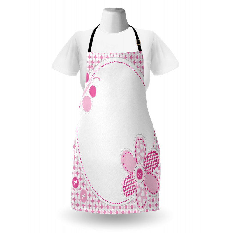 Girly with Flower Sweetheart Apron