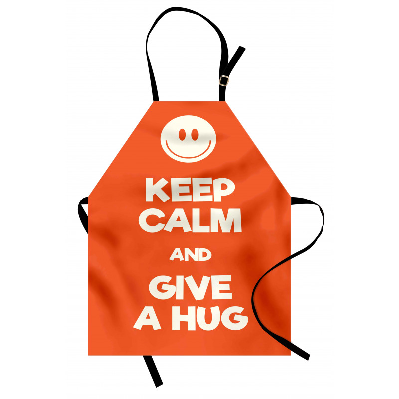 Keep Calm and Give a Hug Smile Apron