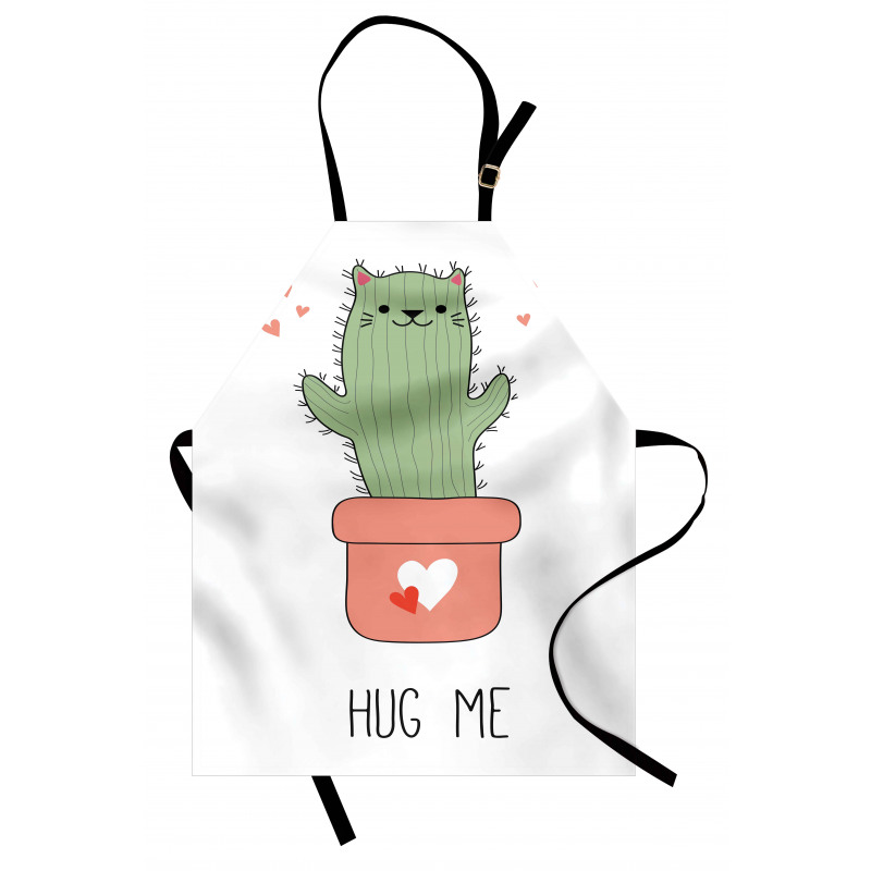 Funny Cactus Shape as Cat Apron