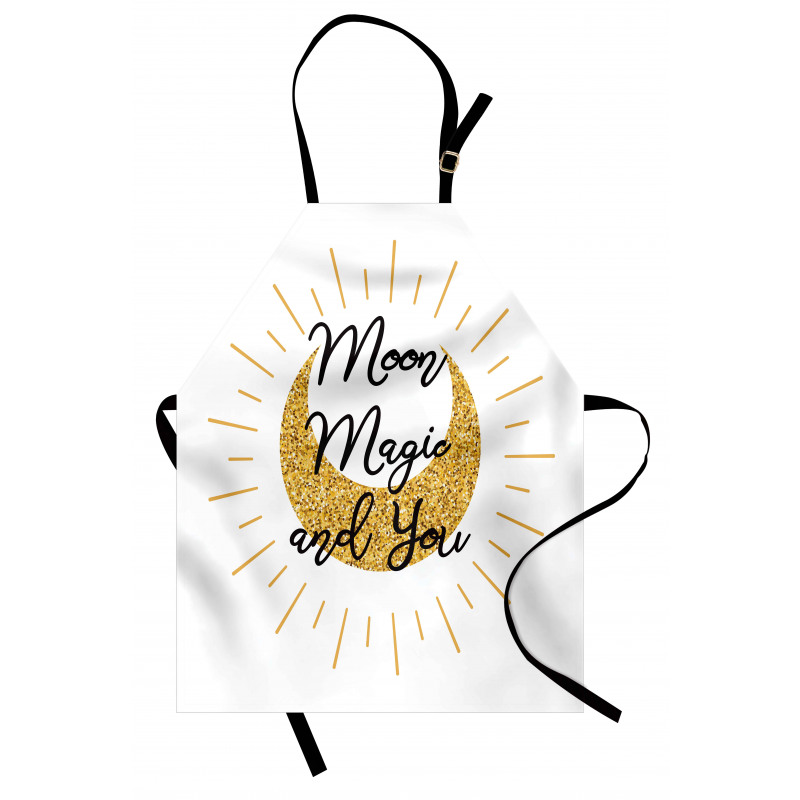 Lover Text Moon Magic and You Apron