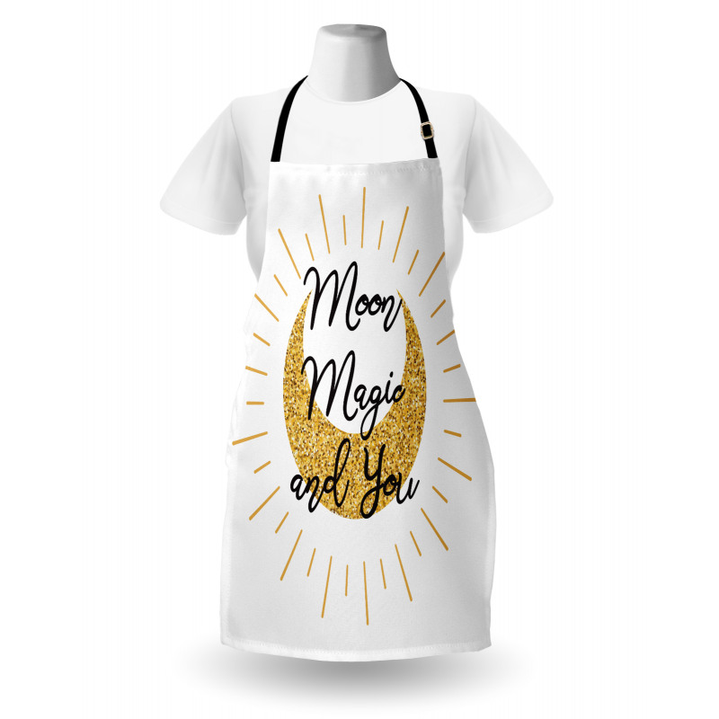 Lover Text Moon Magic and You Apron