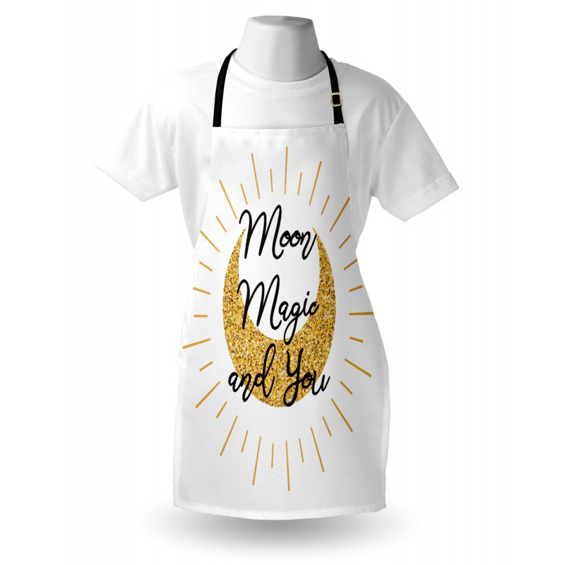 Lover Text Moon Magic and You Apron