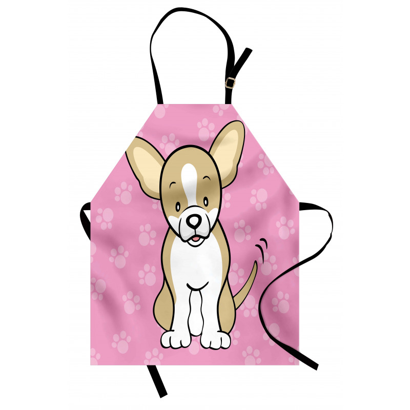 Cartoon of Dog Apron