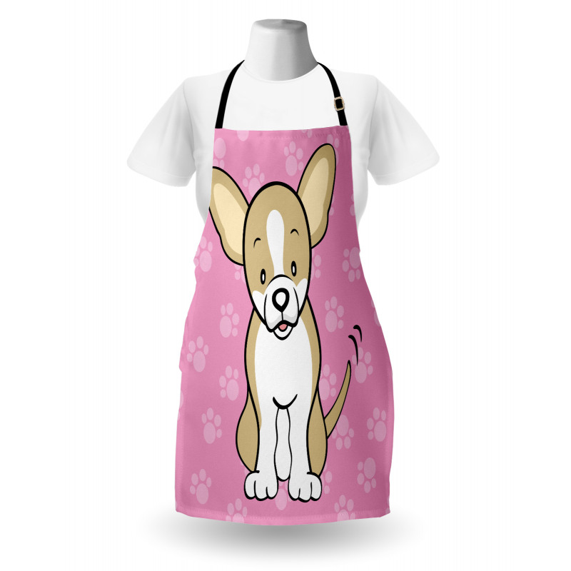 Cartoon of Dog Apron