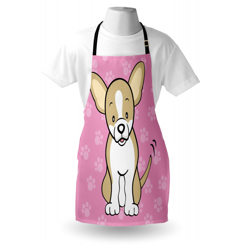 Cartoon of Dog Apron