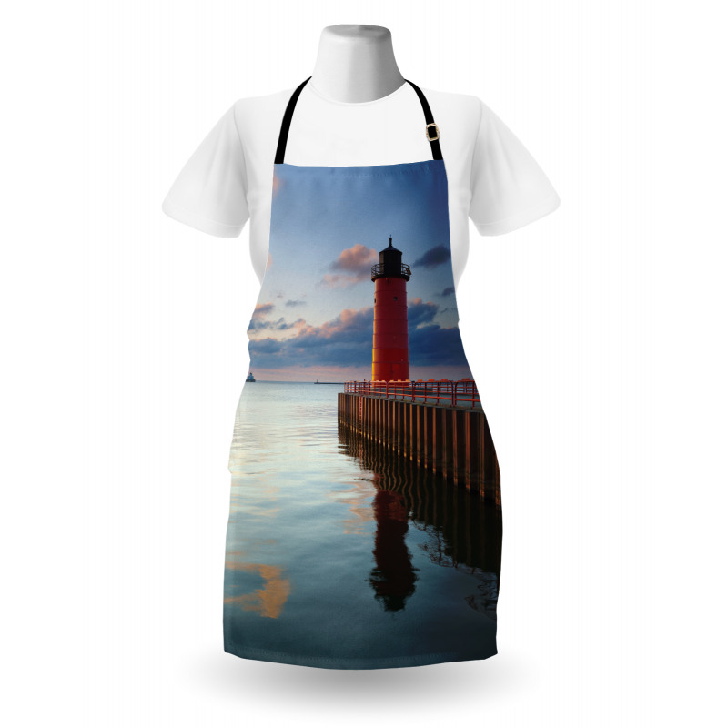 Calm Milwaukee Lighthouse Apron