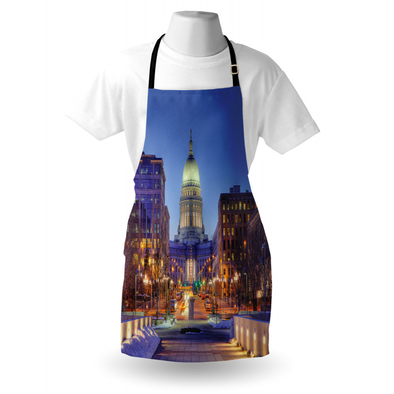 Landmark Building Winter Apron