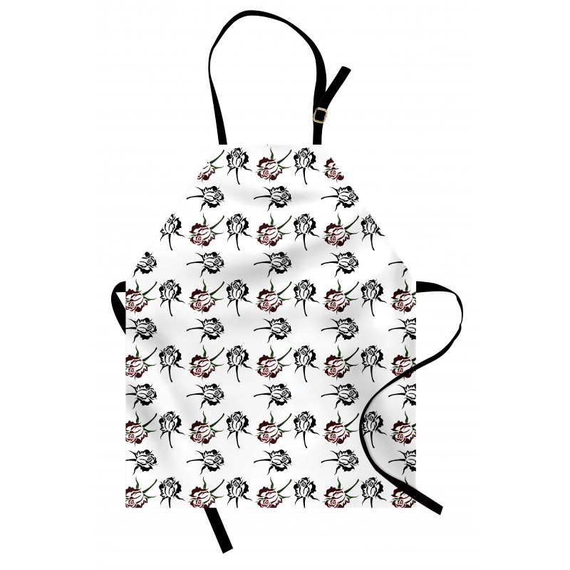 Romantic Flowers Apron