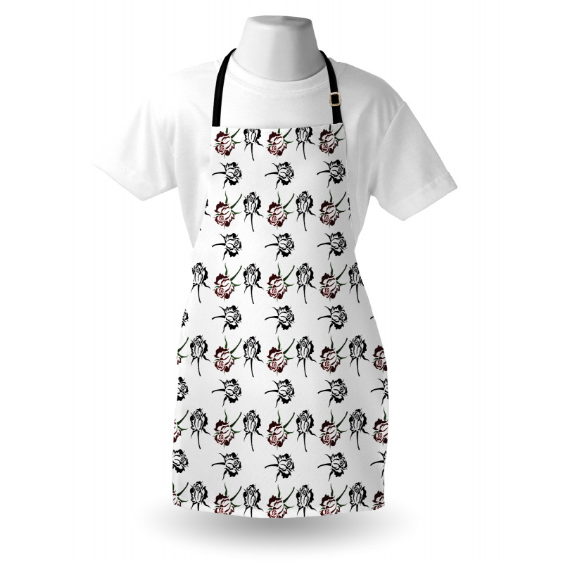 Romantic Flowers Apron