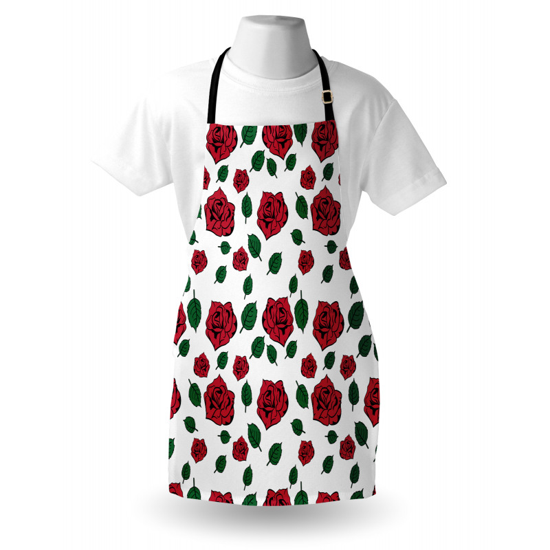 Romance Floral Doodle Apron