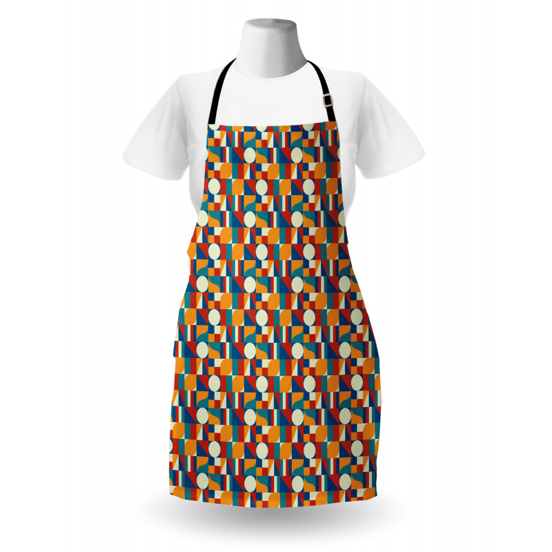 Geometric Modern Art Apron