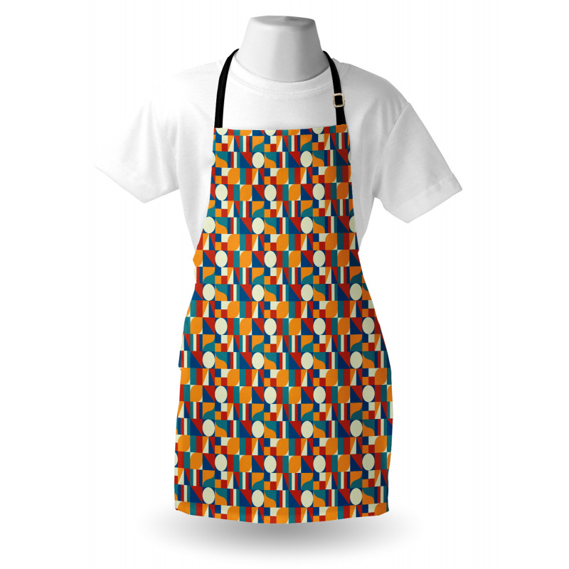 Geometric Modern Art Apron