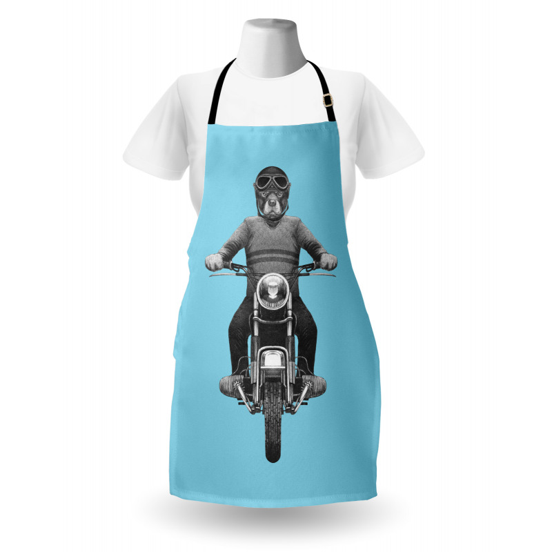 Dog Breed Riding Scooter Apron