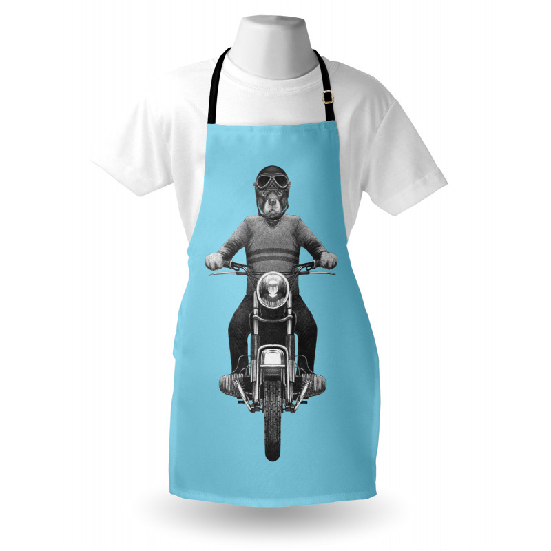 Dog Breed Riding Scooter Apron