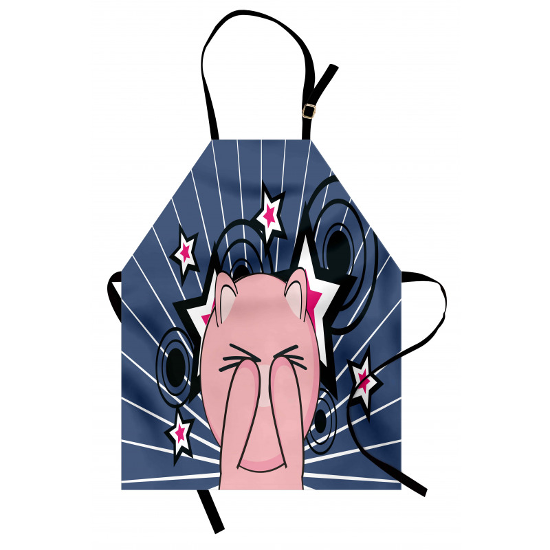 Piggie on Stars and Rays Apron