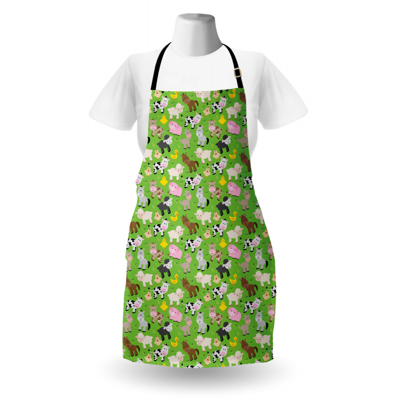 Creatures Cartoon Apron