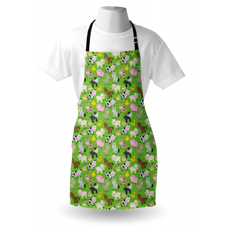 Creatures Cartoon Apron