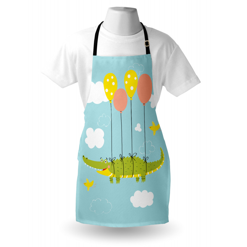 Flying Crocodile with Balloon Apron