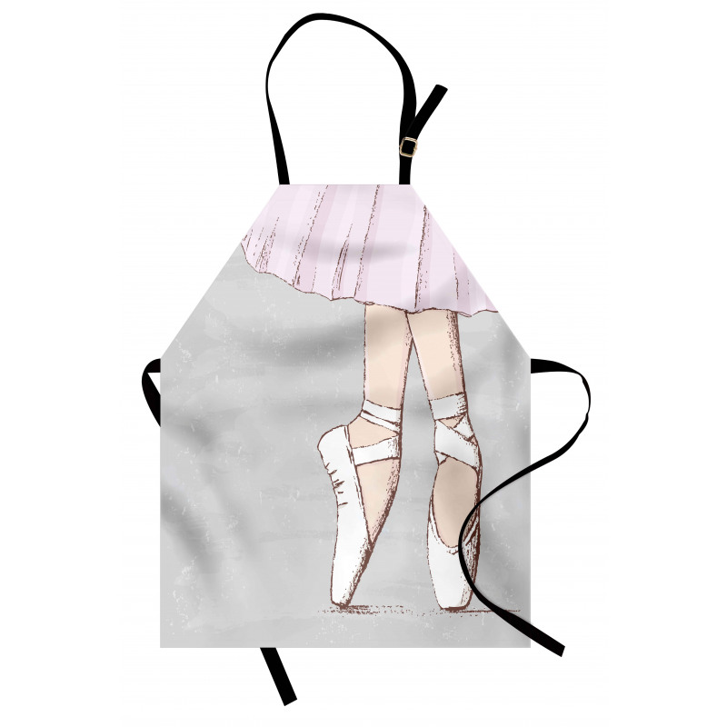 Legs Standing in Balance Apron